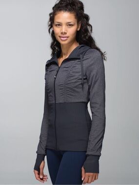Lululemon dance studio jacket in deep coal
